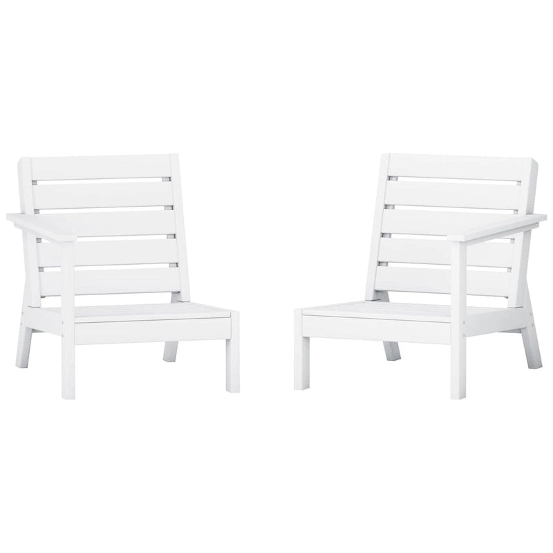 Polytrends Birchwood All Weather HDPE Outdoor Patio Deep Seating Sectional Loveseat