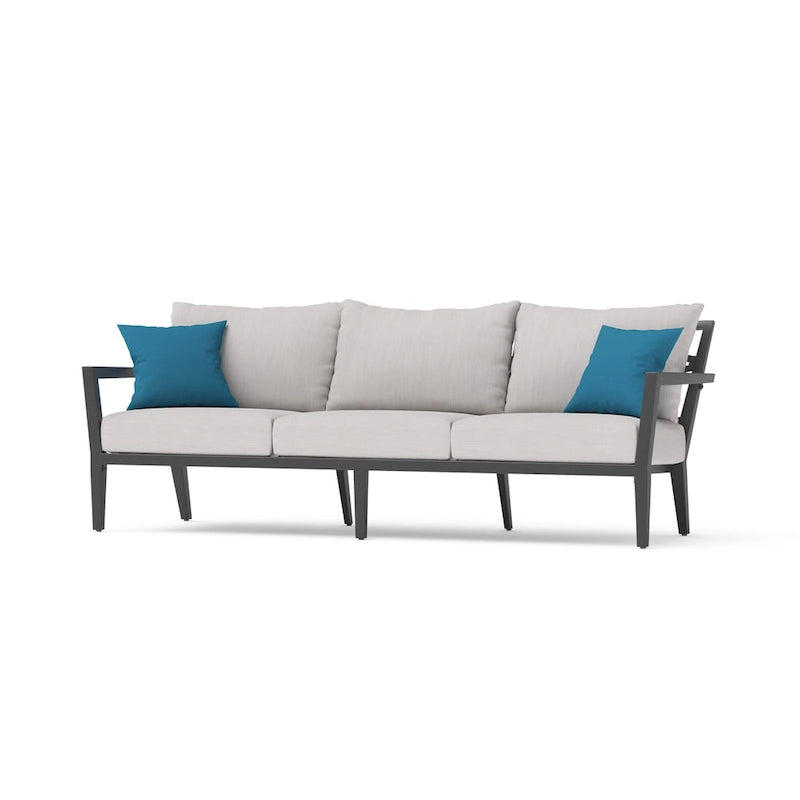 Venetia 7 Piece Sunbrella Outdoor Patio Motion Seating Set