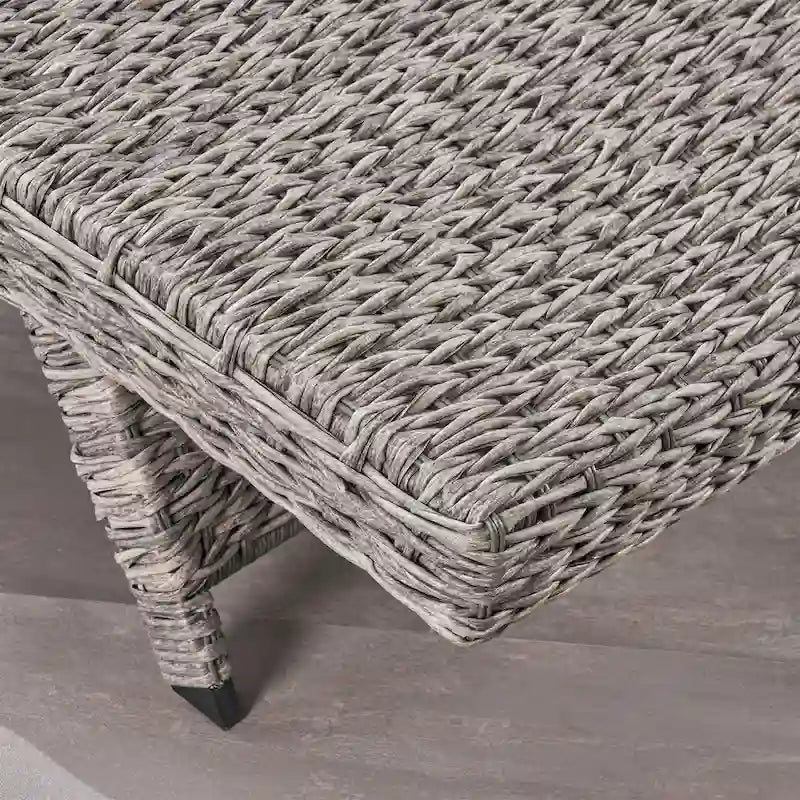 Crete Wicker Chaise Lounge