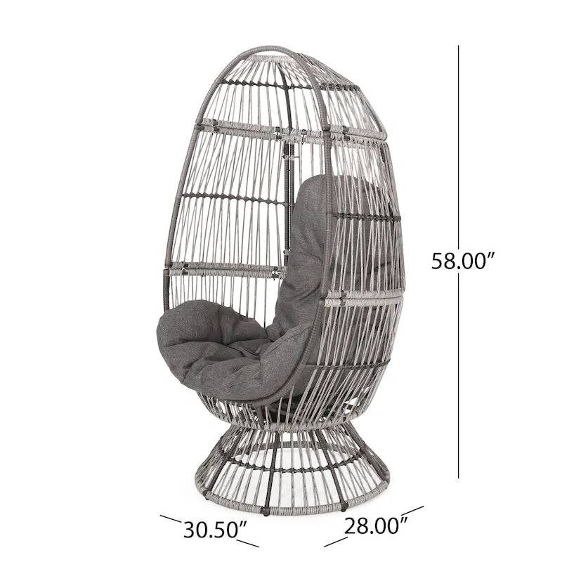 Swivel Patio Egg Chair