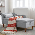 Storage pillow velvet chaise modern fabric rolled arm chaise