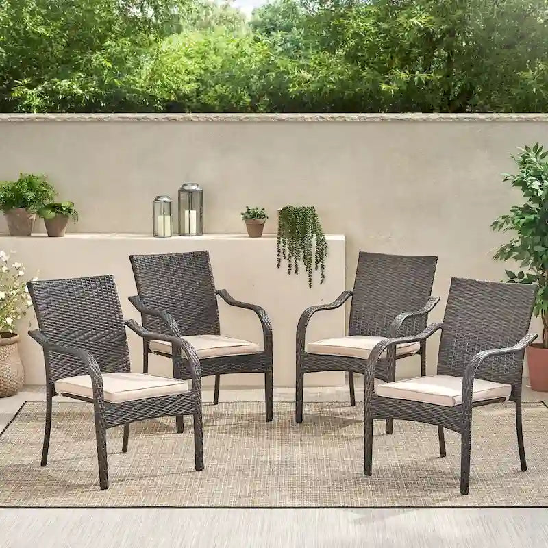 Stacking Chairs 4 pcs