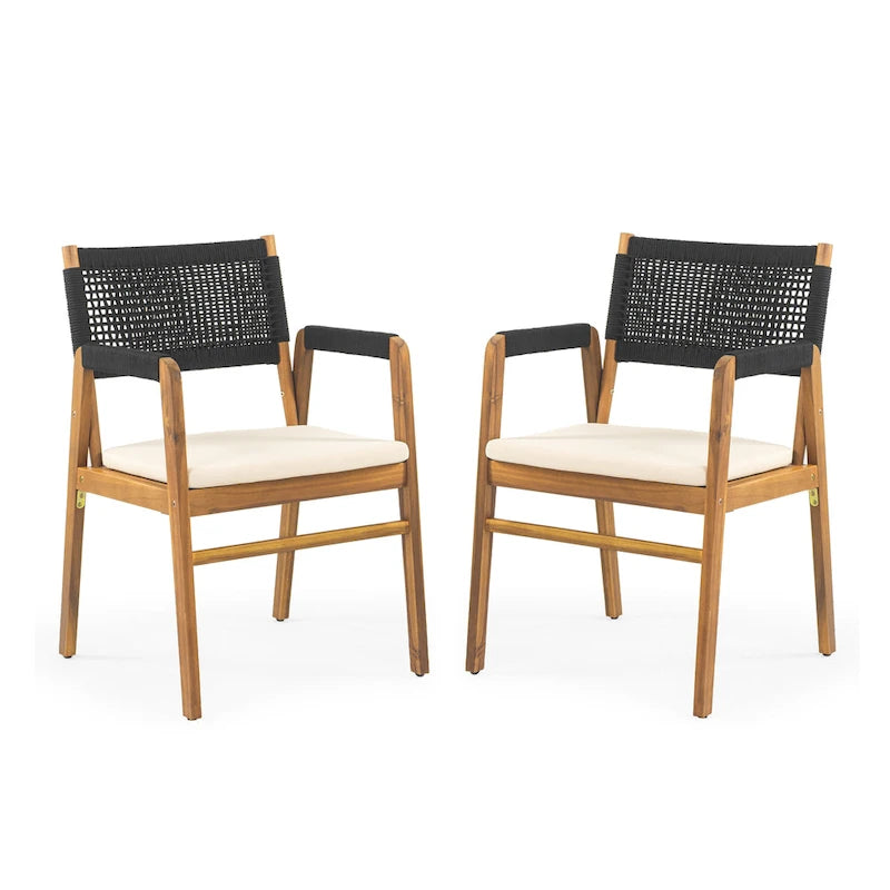 Joueyf Outdoor 3-piece acacia wood Dining Set by Christopher Knight Home