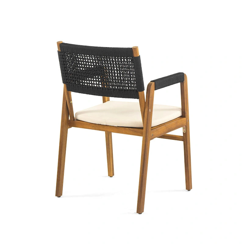Joueyf Outdoor 3-piece acacia wood Dining Set by Christopher Knight Home