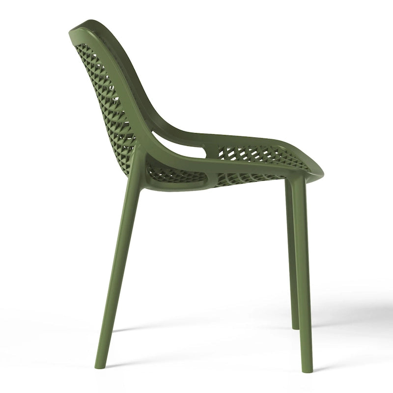Frond and Form 4-Person Outdoor Square Dining Set