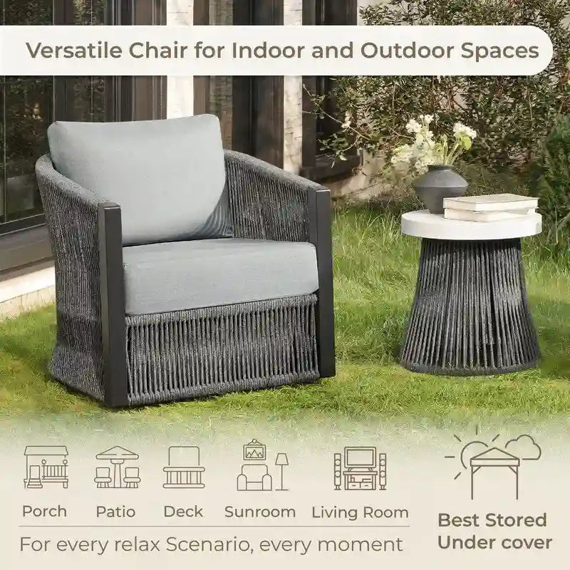 Carlos 3-Piece Outdoor Patio Furniture Conversation Sets