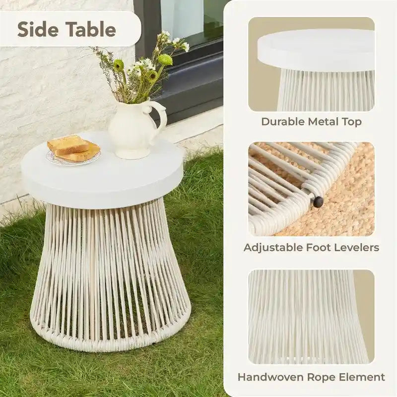 Carlos 3-Piece Outdoor Patio Furniture Conversation Sets