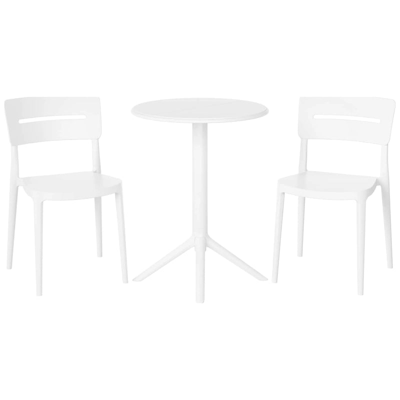 Frond and Form 2-Person Outdoor Round Dining Set