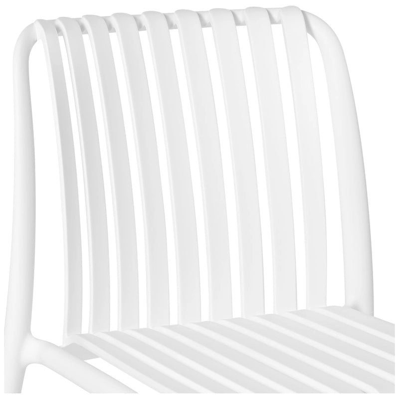 Frond and Form Modern 6-Person Outdoor Patio Rectangular Dining Set