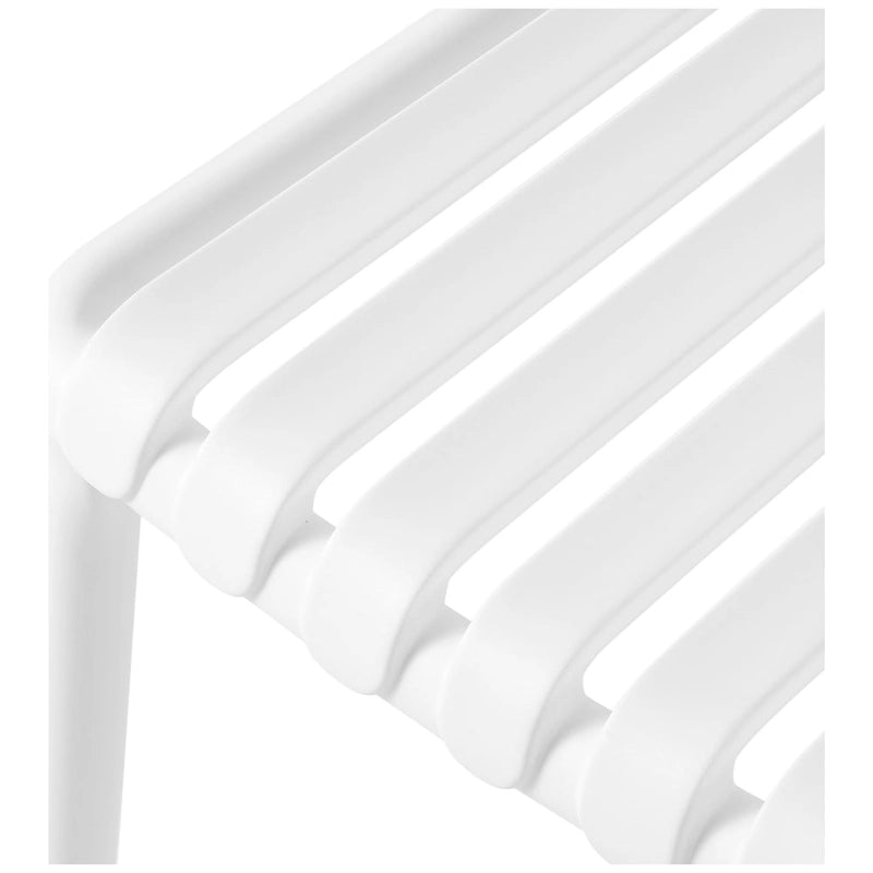 Frond and Form Modern 6-Person Outdoor Patio Rectangular Dining Set
