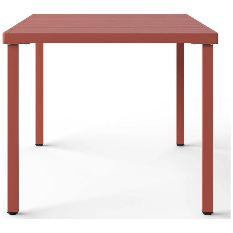 Frond and Form Modern 6-Person Outdoor Patio Rectangular Dining Set