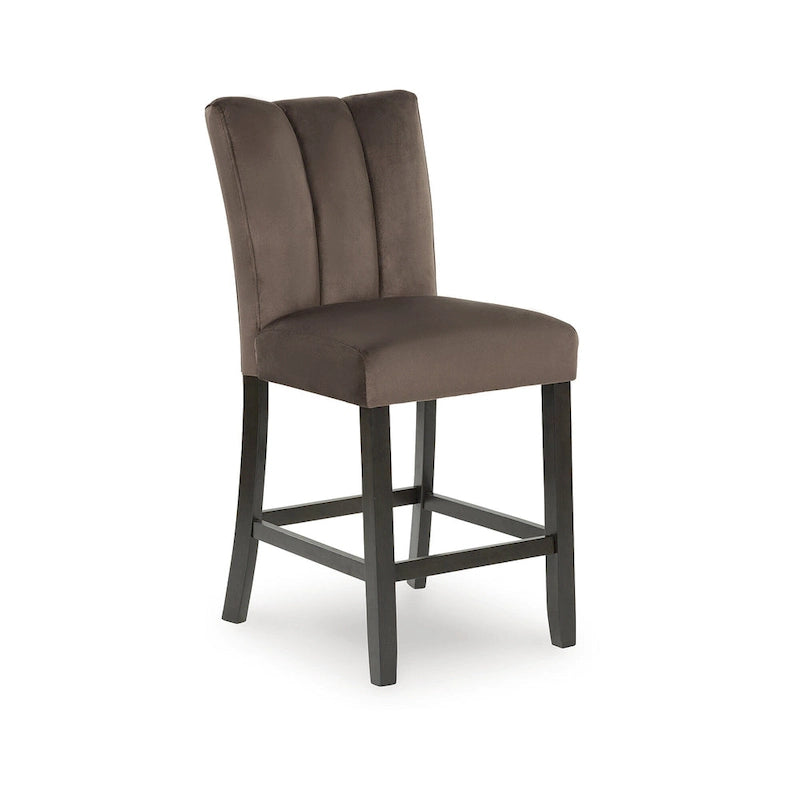 Signature Design by Ashley Zendalia Brown Counter Height Bar Stool (Set of 2) - 19  W x 23  D x 40  H