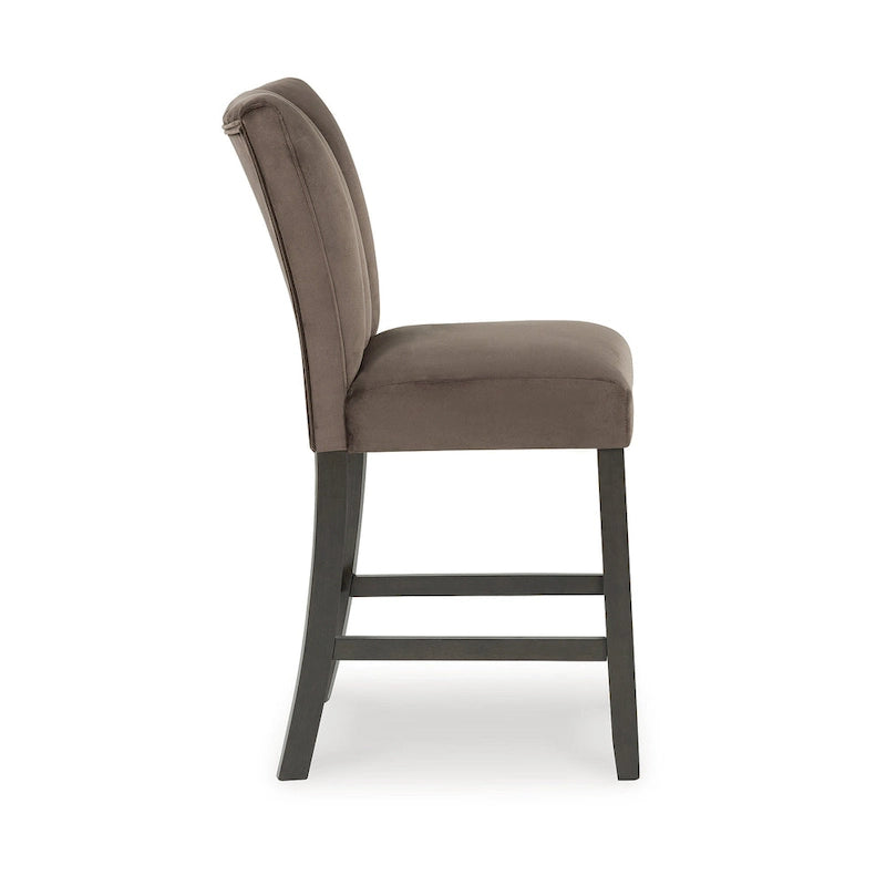 Signature Design by Ashley Zendalia Brown Counter Height Bar Stool (Set of 2) - 19  W x 23  D x 40  H