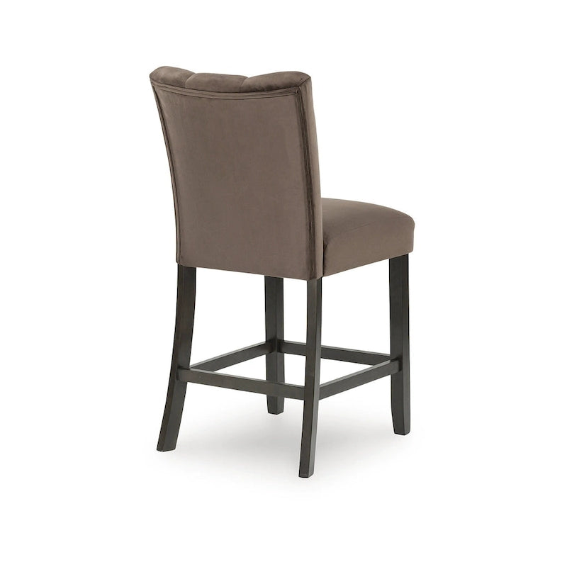 Signature Design by Ashley Zendalia Brown Counter Height Bar Stool (Set of 2) - 19  W x 23  D x 40  H