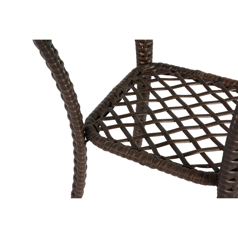 3 Pieces Outdoor Swivel Rocker Patio Chairs