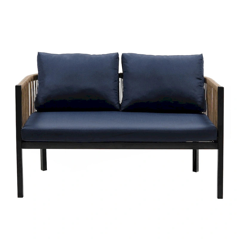 Multi-person Outdoor Sofa Combination with A Table