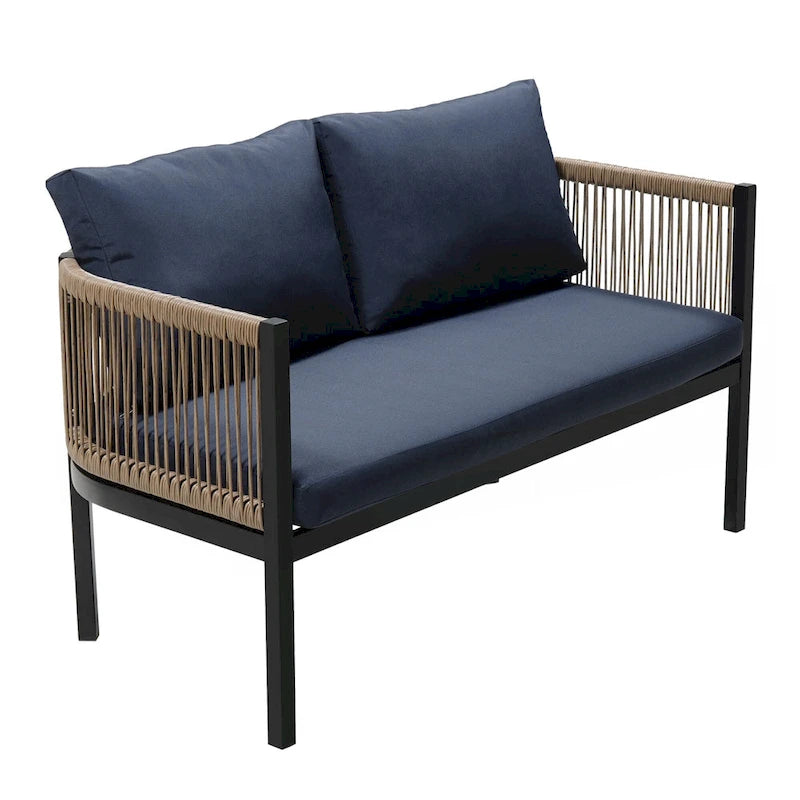 Multi-person Outdoor Sofa Combination with A Table