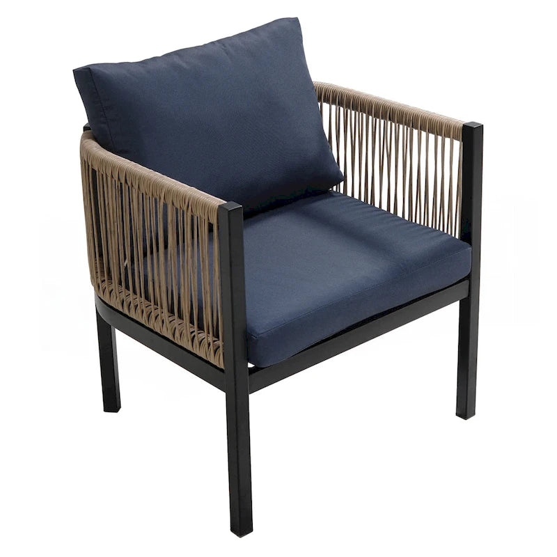 Multi-person Outdoor Sofa Combination with A Table