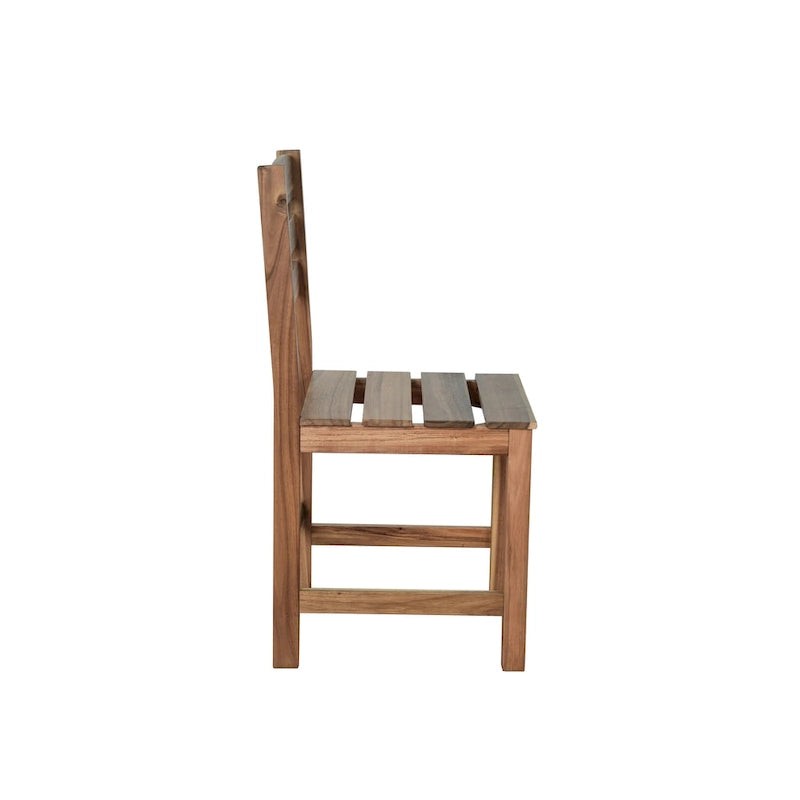 Roomfitters High-Quality Acacia Wood Outdoor Table and Chair Set for Patio, Balcony, Backyard