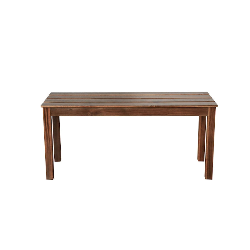 Roomfitters High-Quality Acacia Wood Outdoor Table and Chair Set for Patio, Balcony, Backyard