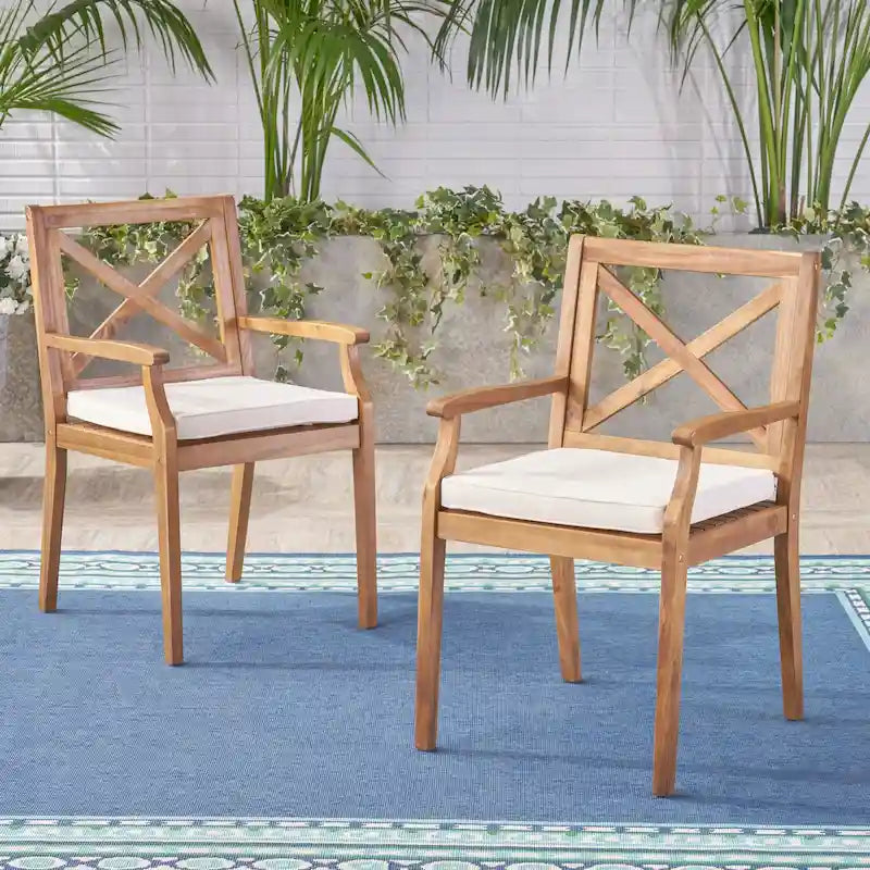 2PCS Dining chair with cusions