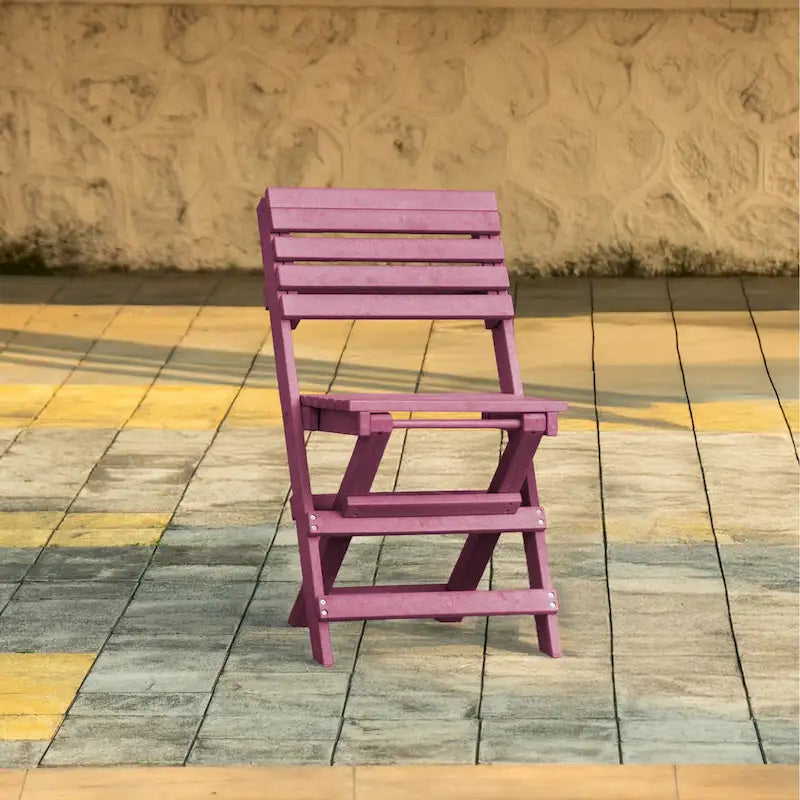 Las Cabos Fully Assembled All-Weather Outdoor Folding Bistro Set - 3-piece