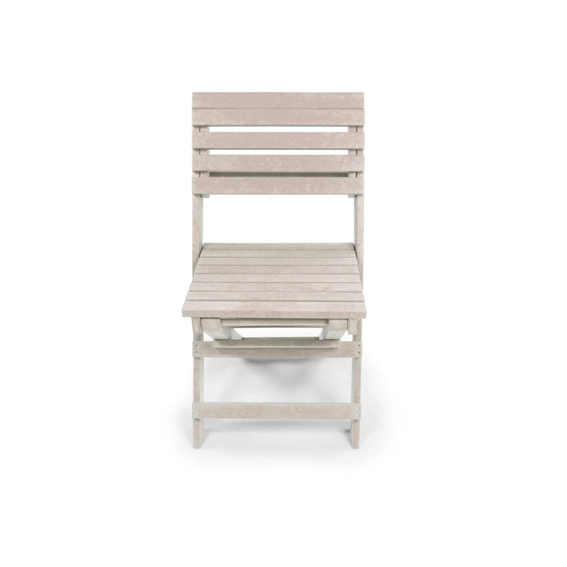 Las Cabos Fully Assembled All-Weather Outdoor Folding Bistro Set - 3-piece
