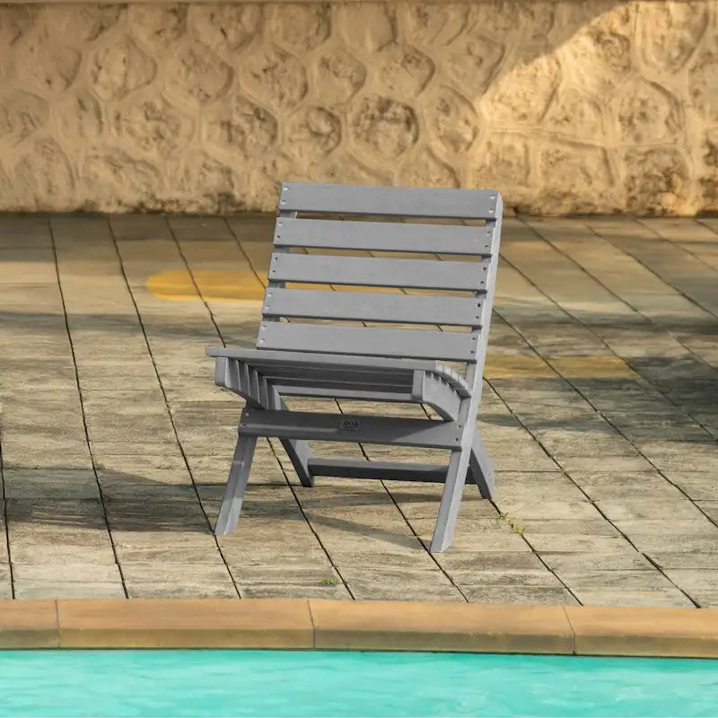 Versailles Fully Assembed All-Weather HDPE Outdoor Folding Patio Chair