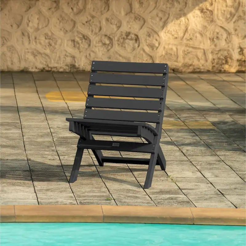 Versailles Fully Assembed All-Weather HDPE Outdoor Folding Patio Chair