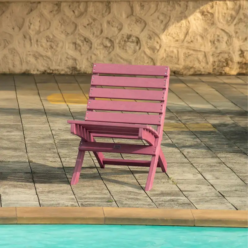 Versailles Fully Assembed All-Weather HDPE Outdoor Folding Patio Chair