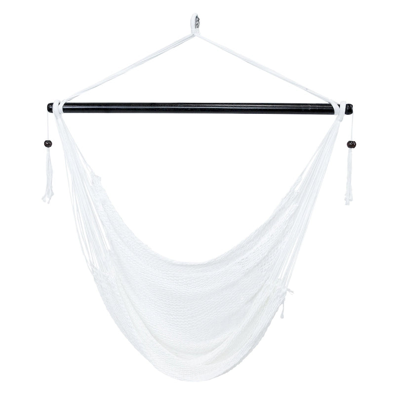 Sunnydaze Hanging Caribbean XL Hammock Chair