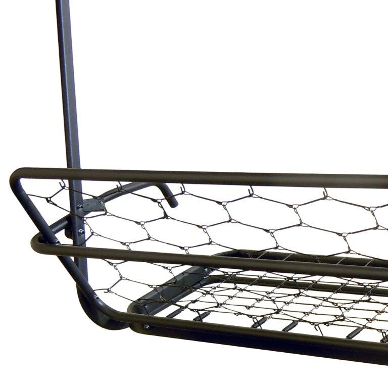 Sunjoy Luxury 4 Seater Steel Patio Swing Bed Convertible Design with Elastic Mesh Seat, Cushions & Adjustable Canopy