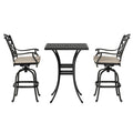 2 - Person Square Outdoor Dining Set with Cushions