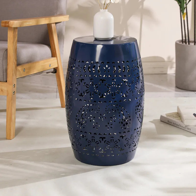 SIDE Table,DARK BLUE COLOR