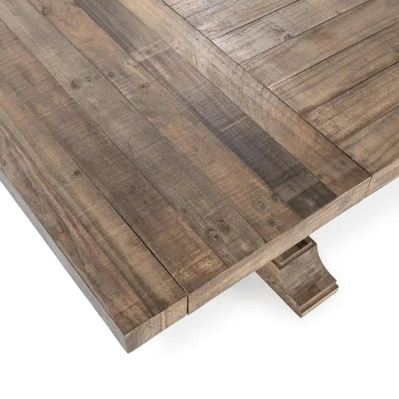 Dita Reclaimed Pine Wood Extendable Dining Table by Kosas Home