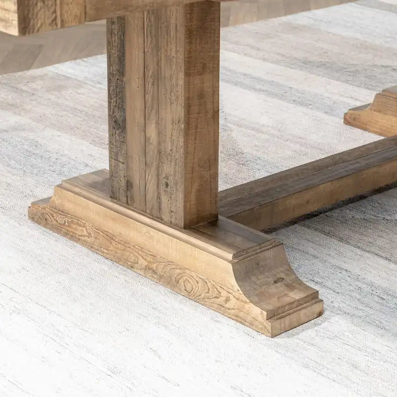 Dita Reclaimed Pine Wood Extendable Dining Table by Kosas Home