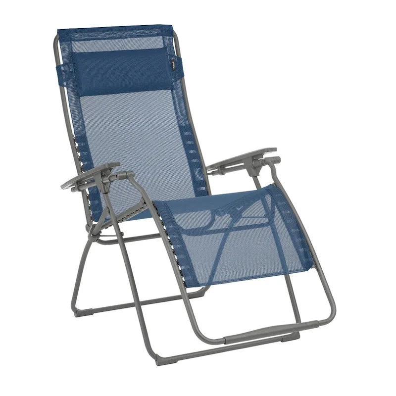30 Inch Steel Outdoor Zero Gravity Chair with Cushion Sling Seat - 29.9 x 35.4 x 49.2