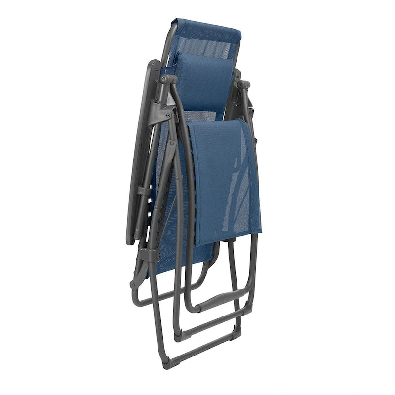 30 Inch Steel Outdoor Zero Gravity Chair with Cushion Sling Seat - 29.9 x 35.4 x 49.2
