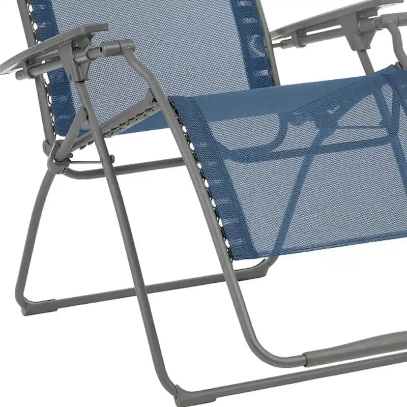 30 Inch Steel Outdoor Zero Gravity Chair with Cushion Sling Seat - 29.9 x 35.4 x 49.2