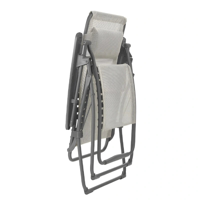 30 Inch Steel Outdoor Zero Gravity Chair with Cushion Sling Seat - 29.9 x 35.4 x 49.2