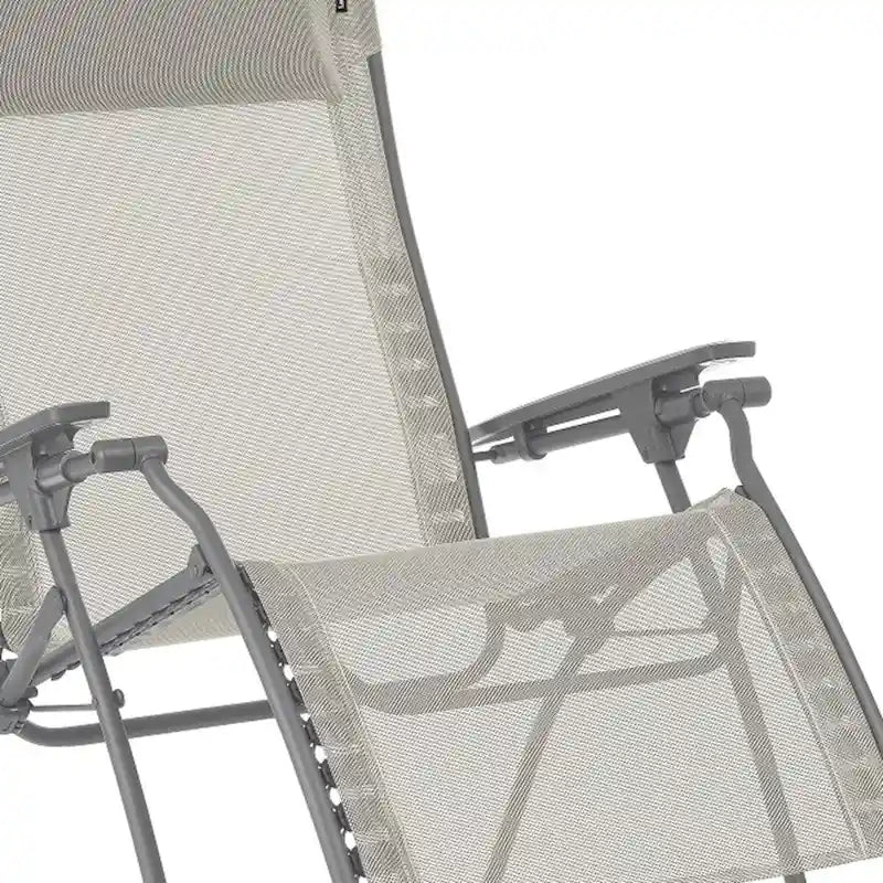 30 Inch Steel Outdoor Zero Gravity Chair with Cushion Sling Seat - 29.9 x 35.4 x 49.2