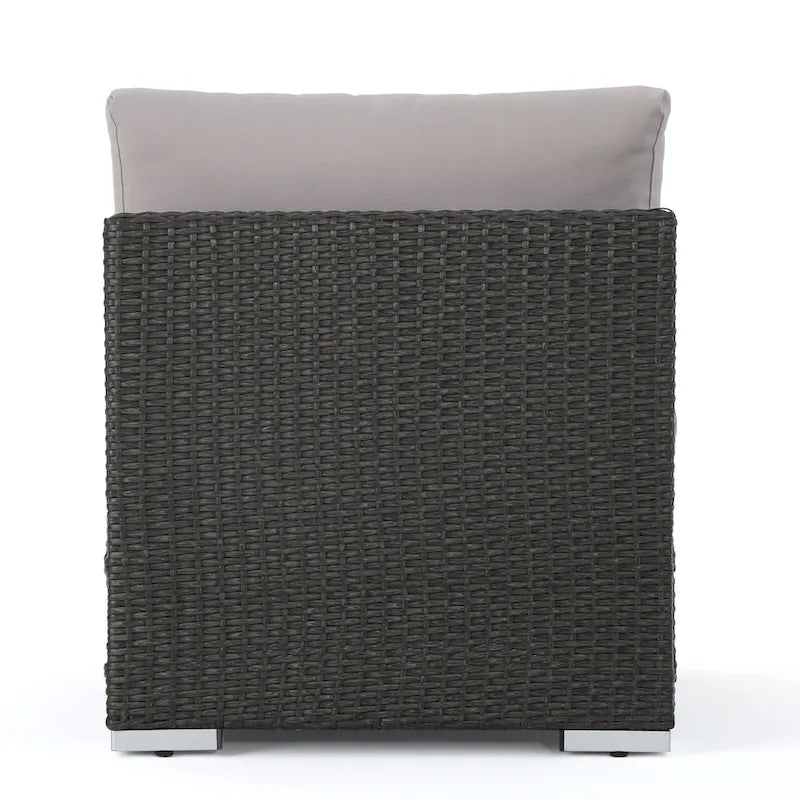 Santa Rosa Wicker Outdoor Armless Club Chair by Christopher Knight Home