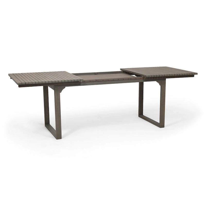 Sorrento Outdoor 6 Seater Expandable Acacia Wood Dining Set by Christopher Knight Home