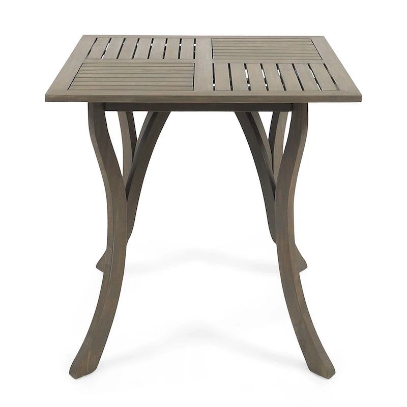 Christopher Knight Home Danby Outdoor 5-Piece Acacia Wood and Wicker Dining Set