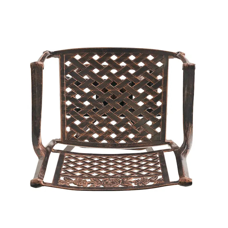 Sebastian Cast Aluminum Bar Stool (Set of 2) by Christopher Knight Home