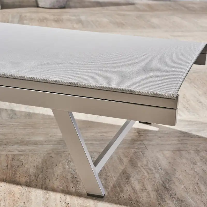 Salton Outdoor Chaise Lounge by Christopher Knight Home