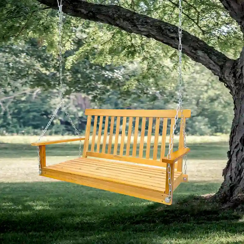 Front Porch Swing with Armrests