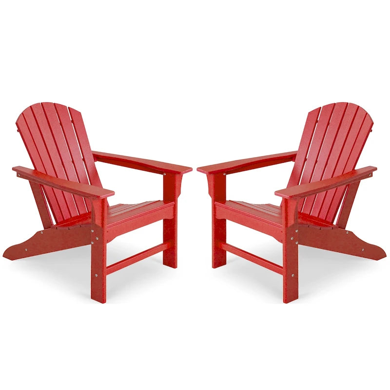 Recycled Plastic Modern Adirondack Chair,Outdoor Patio Chair