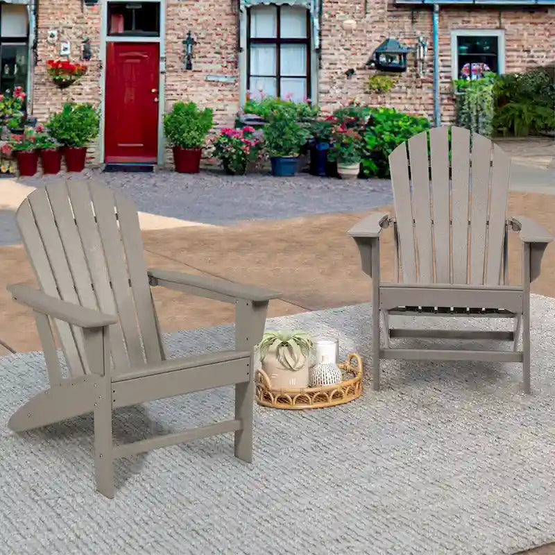 Recycled Plastic Modern Adirondack Chair,Outdoor Patio Chair