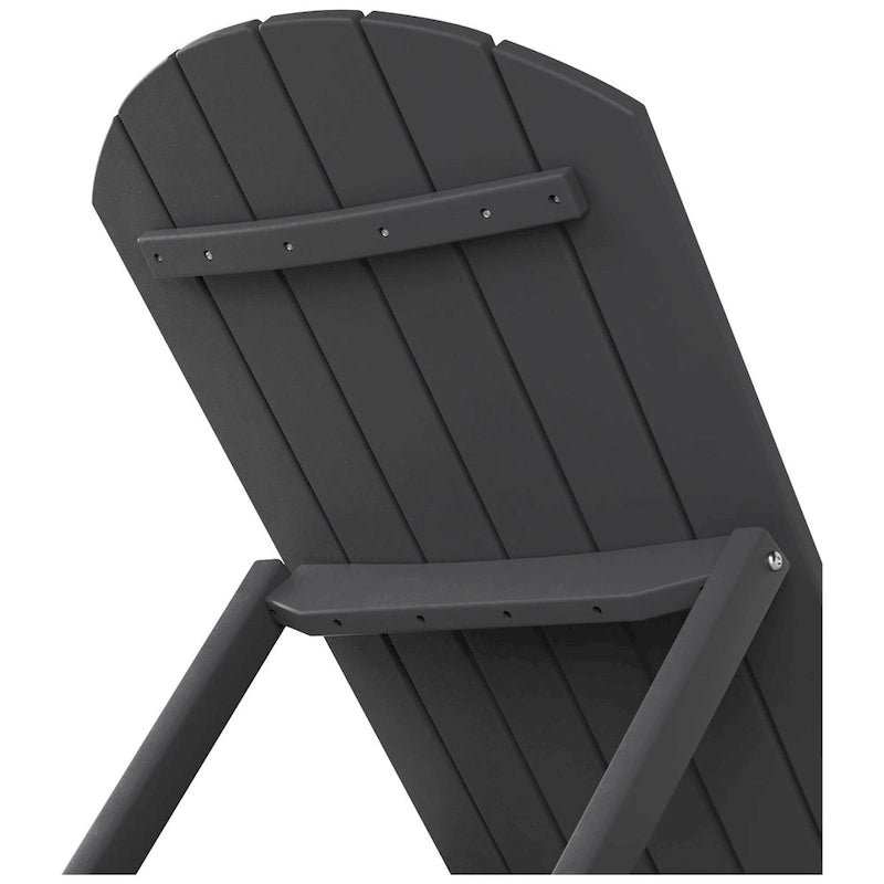 Polytrends Altura Armless Poly Eco-Friendly All Weather Reclining Chaise Lounge (Set of 2)